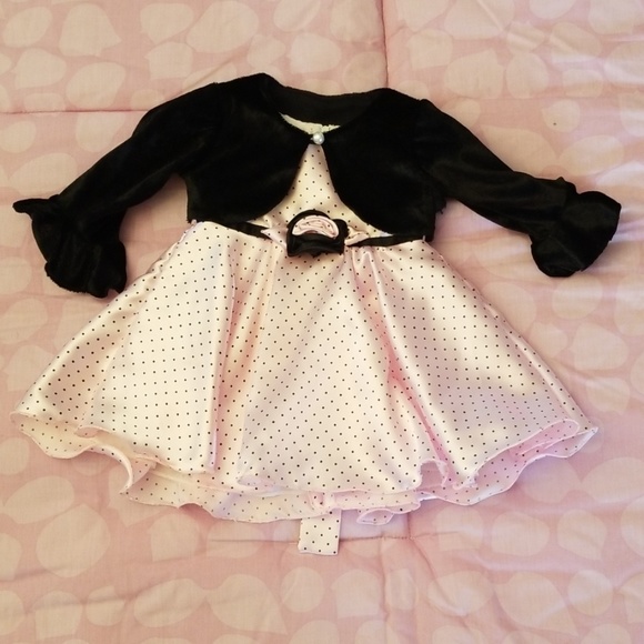 Cutey Couture Other - NWOT! 🌸 Baby girl dress & shrug size 12-18 mos